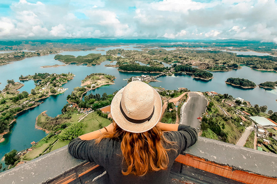 Turistas en Colombia